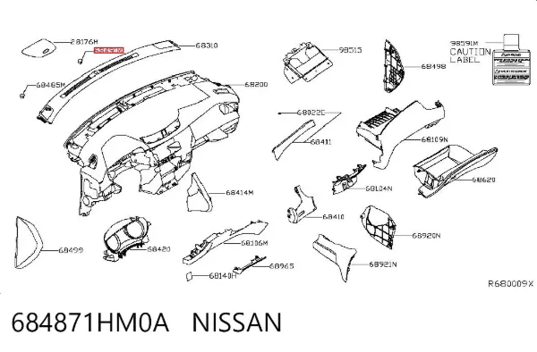  684871HM0A Nissan/Infiniti