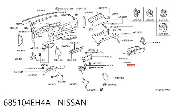  685104EH4A Nissan/Infiniti