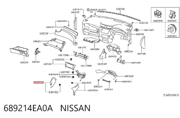  689214EA0A Nissan/Infiniti