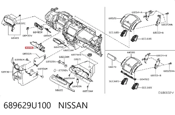  689629U100 Nissan/Infiniti