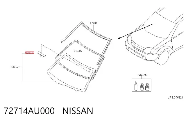  72714AU000 Nissan/Infiniti