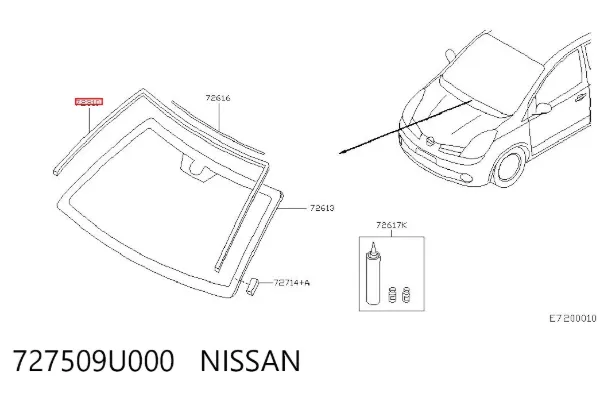 Уплотнитель лобового стекла GS5013P120X Icor