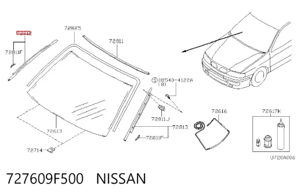 727609F500 Nissan/Infiniti