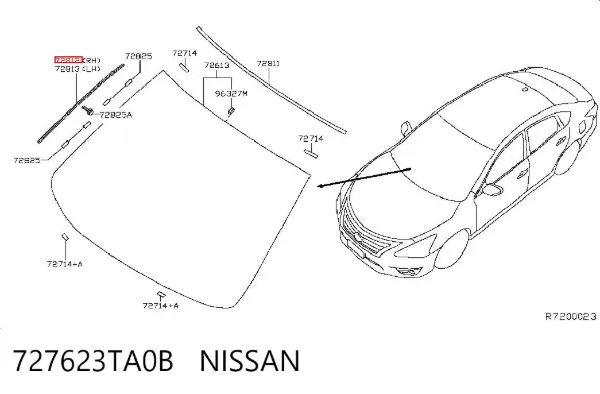  727623TA0B Nissan/Infiniti
