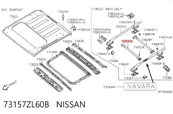  73157ZL60B Nissan/Infiniti