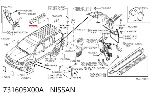  731605X00A Nissan/Infiniti