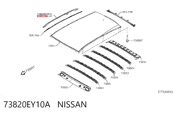  73820EY10A Nissan/Infiniti