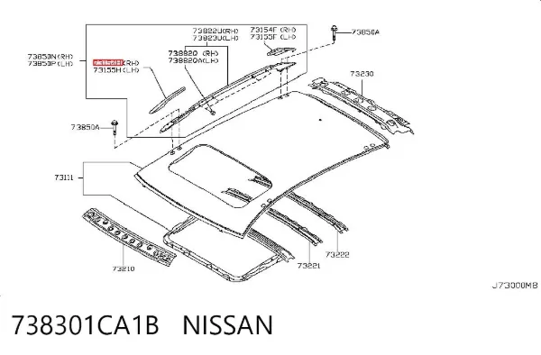 738301CA1B Nissan/Infiniti