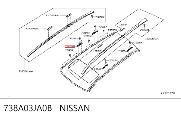  738A03JA0B Nissan/Infiniti