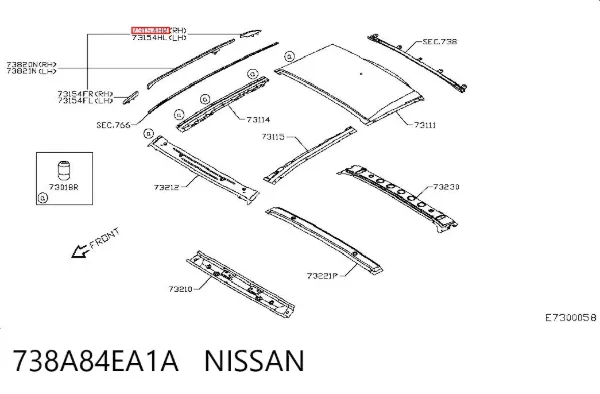  738A84EA1A Nissan/Infiniti