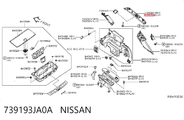  739193JA0A Nissan/Infiniti