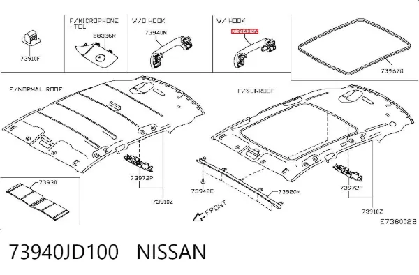  73940JD100 Nissan/Infiniti
