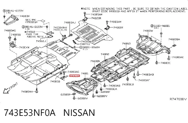  743E53NF0A Nissan/Infiniti