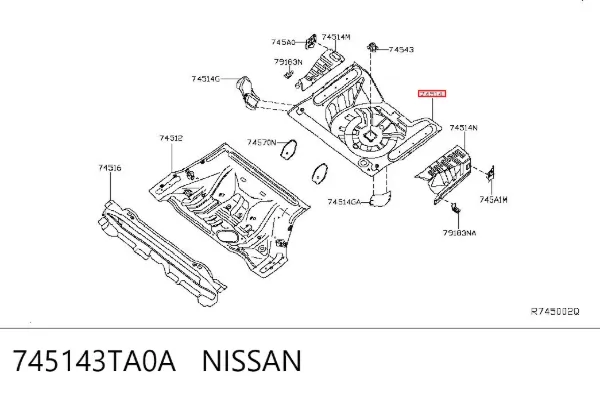  745143TA0A Nissan/Infiniti