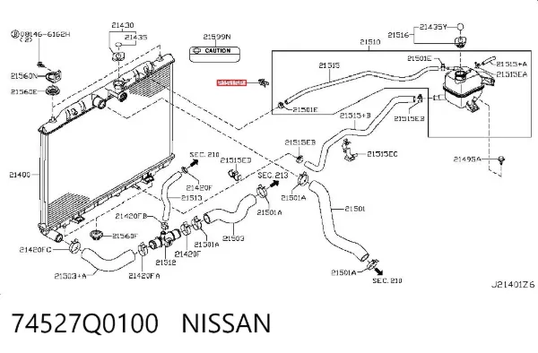  74527Q0100 Nissan/Infiniti
