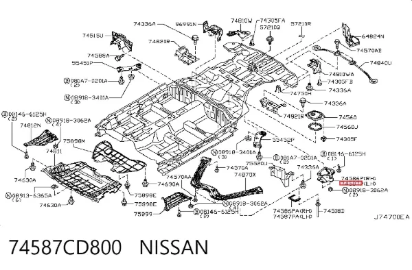  74587CD800 Nissan/Infiniti