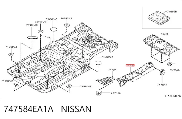 747584EA1A Nissan/Infiniti