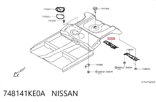  748141KE0A Nissan/Infiniti