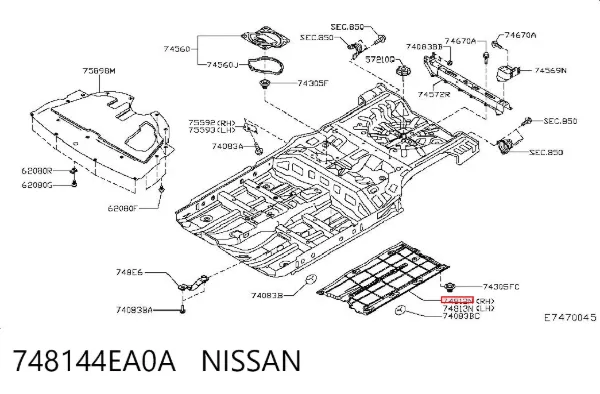  748144EA0A Nissan/Infiniti