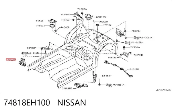  74818EH100 Nissan/Infiniti