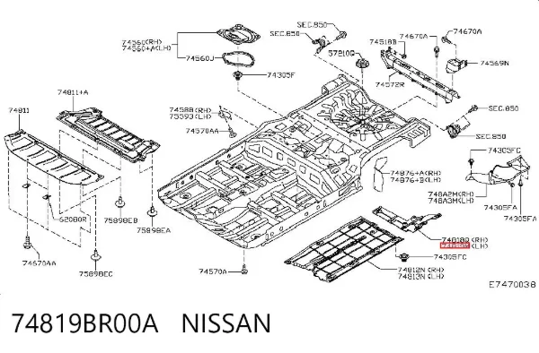  74819BR00A Nissan/Infiniti