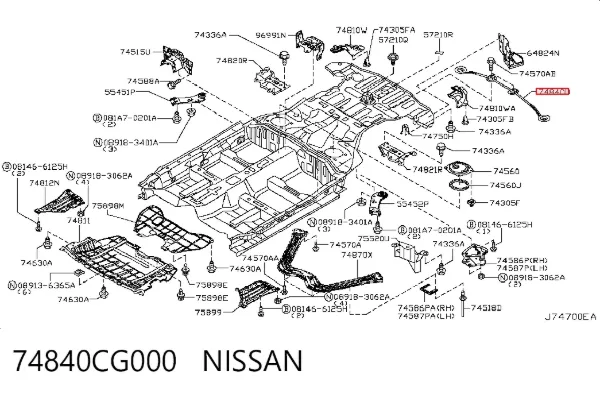  74840CG000 Nissan/Infiniti