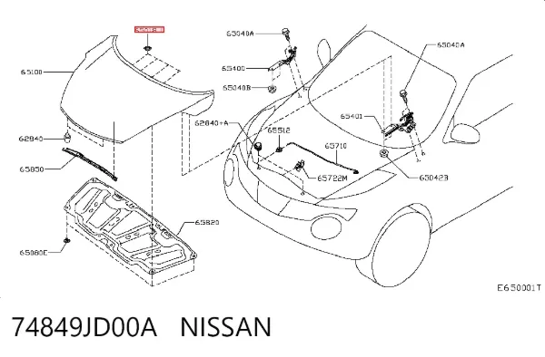  74849JD00A Nissan/Infiniti