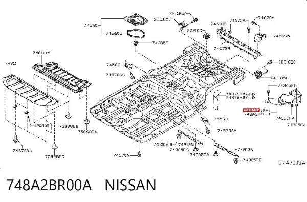  748A2BR00A Nissan/Infiniti