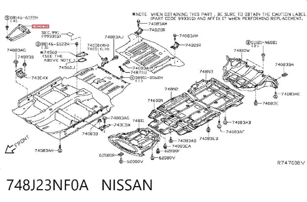  748J23NF0A Nissan/Infiniti