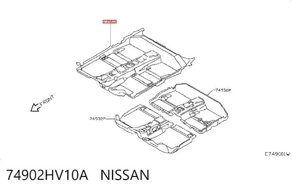  74902HV10A Nissan/Infiniti