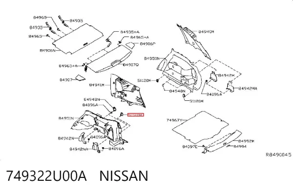 749322U00A Nissan/Infiniti