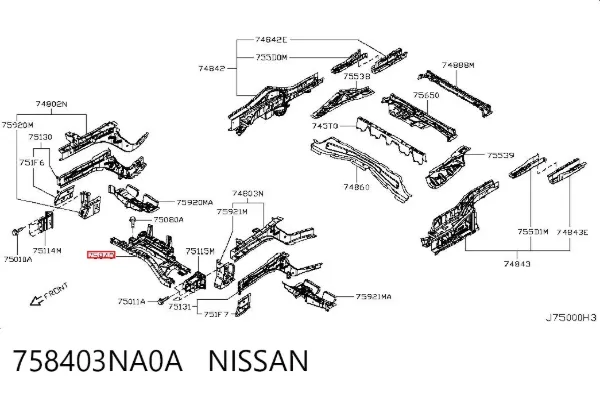  758403NA0A Nissan/Infiniti