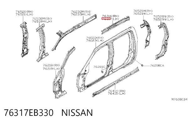  76317EB330 Nissan/Infiniti