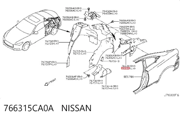  766315CA0A Nissan/Infiniti