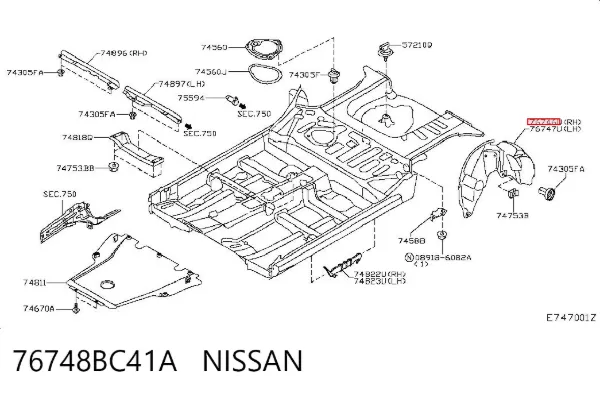  76748BC41A Nissan/Infiniti