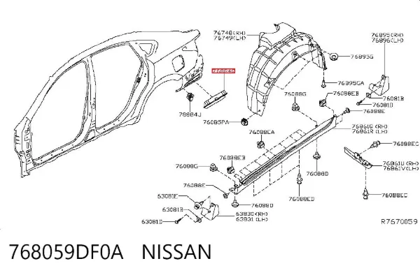  768059DF0A Nissan/Infiniti