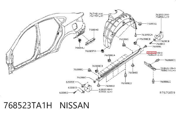  768523TA1H Nissan/Infiniti