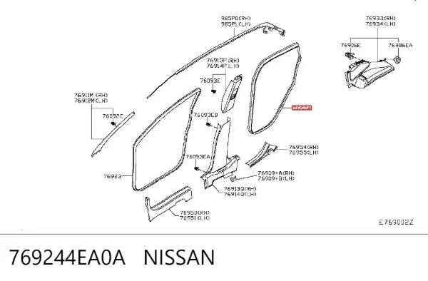 769244EA0A Nissan/Infiniti