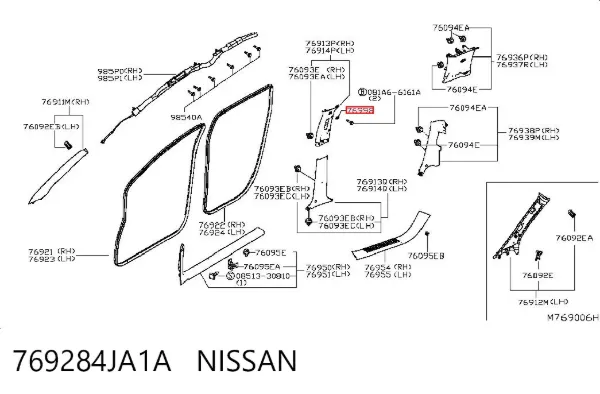  769284JA1A Nissan/Infiniti