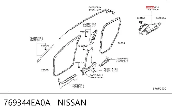  769344EA0A Nissan/Infiniti