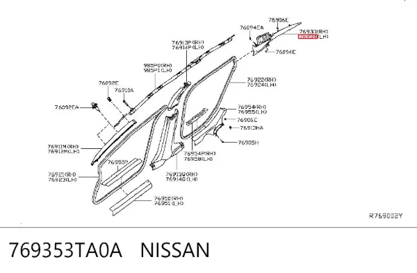  769353TA0A Nissan/Infiniti