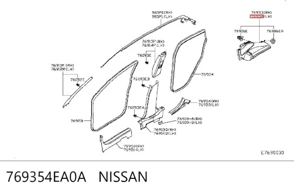  769354EA0A Nissan/Infiniti