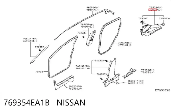  769354EA1B Nissan/Infiniti