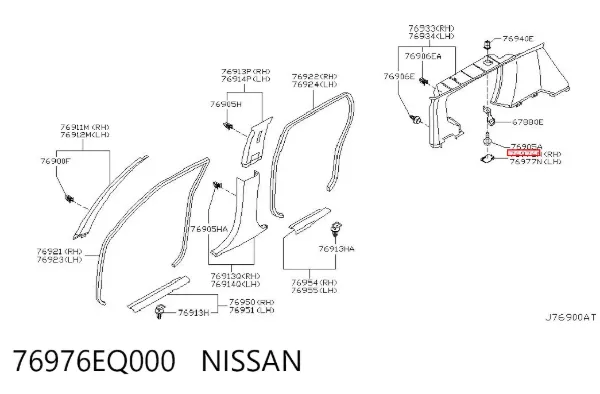  76976EQ000 Nissan/Infiniti