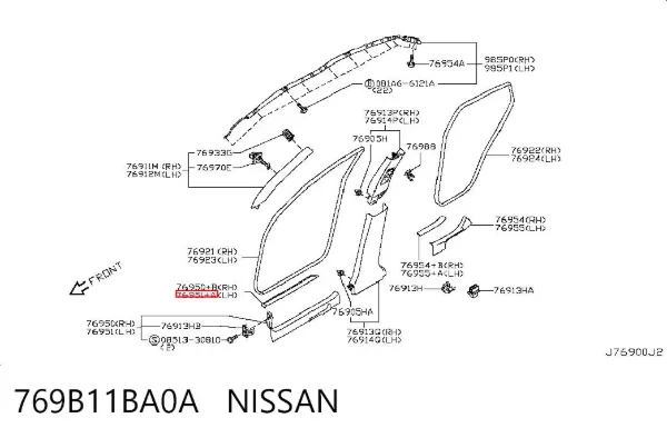  769B11BA0A Nissan/Infiniti