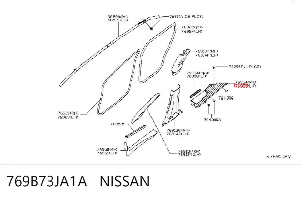  769B73JA1A Nissan/Infiniti