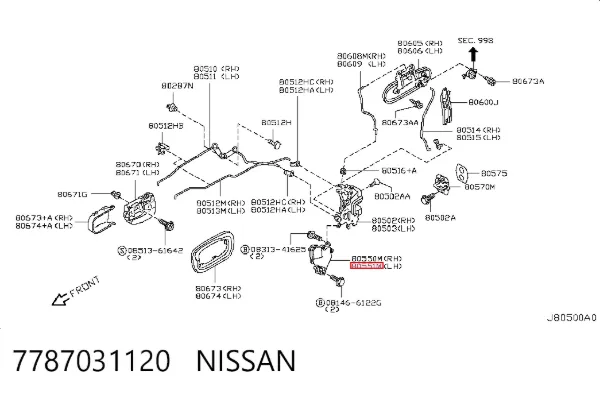 7787031120 Nissan/Infiniti