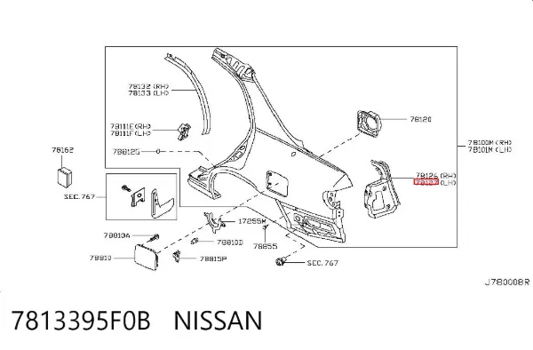  7813395F0B Nissan/Infiniti