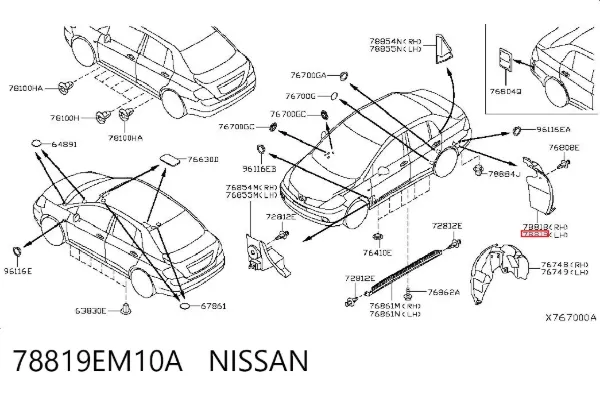  78819EM10A Nissan/Infiniti