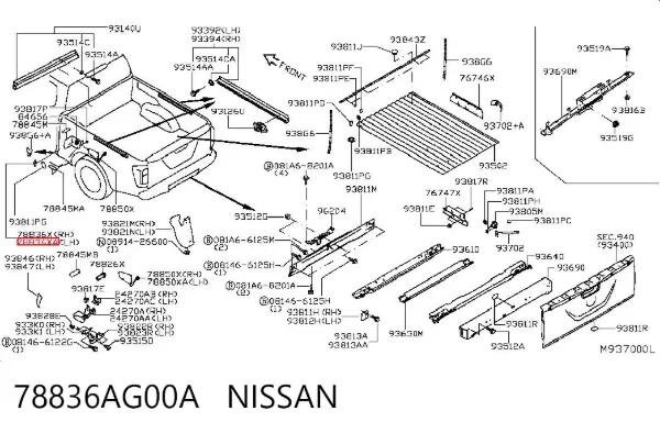  78836AG00A Nissan/Infiniti